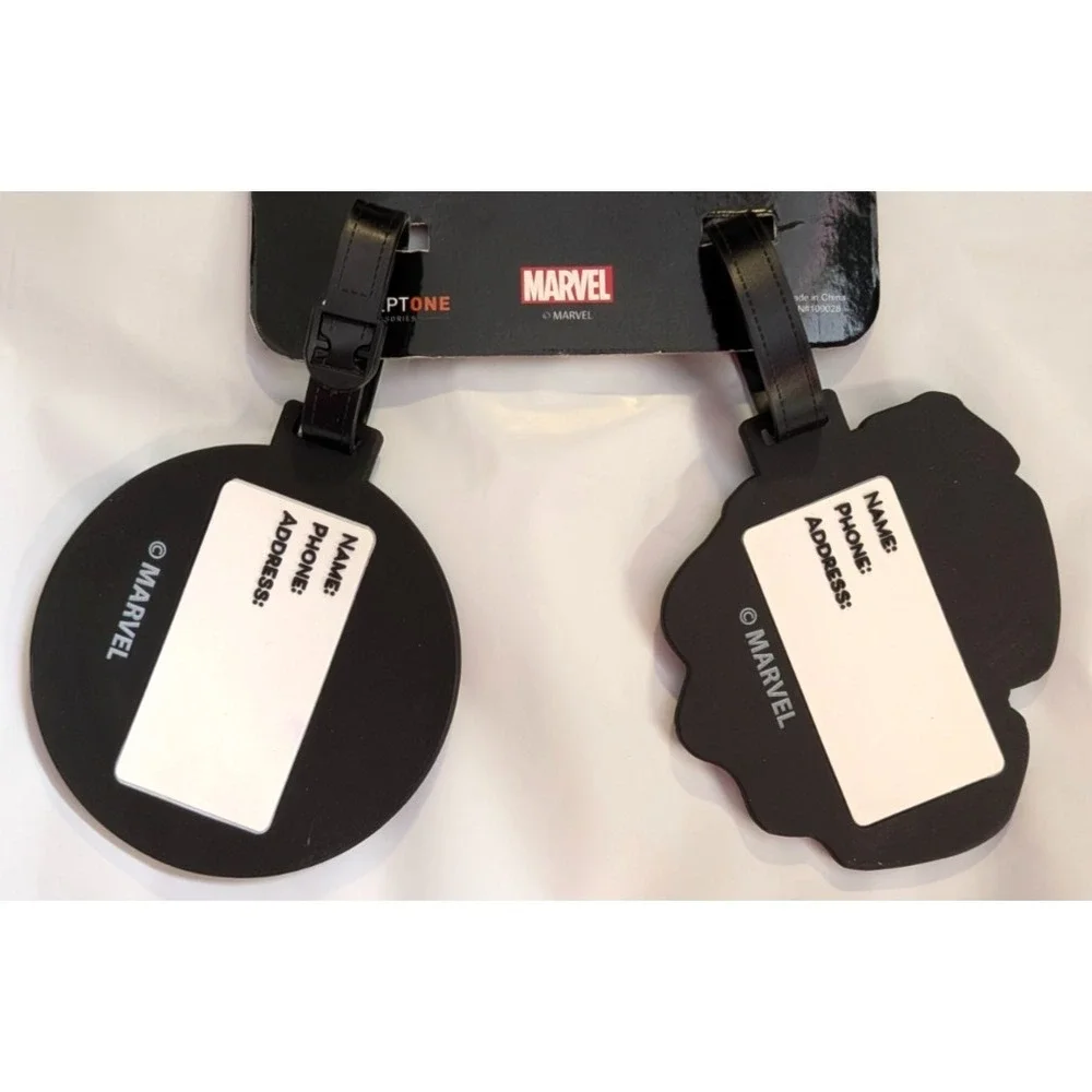 NEW, WITH TAGS Marvel Studios‎ Captain America Set Of 2 Bag Tags Brave New World